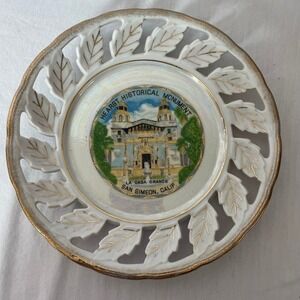 EFGCO Souvenir Plate Hearst Historical Monument La‎ Casa Grande San Simeon